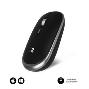 art_sub-mou-wir-mini-gy_1 Ratón Mini Inalámbrico Subblim Wireless Mini/ Hasta 1600 DPI/ Gris Espacial