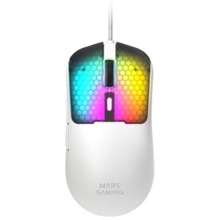 art_tac-mou-mm-viper-wh_1 Ratón Gaming Mars Gaming MM-Viper/ Hasta 12800 DPI/ Blanco