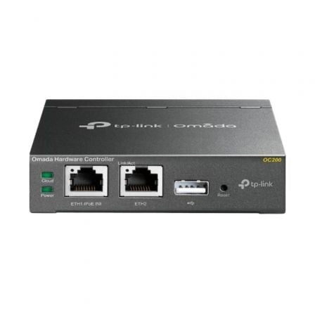 art_tpl-hub-oc200_1 Controlador TP-Link Omada OC200 2 Puertos/ RJ-45 10/100 PoE