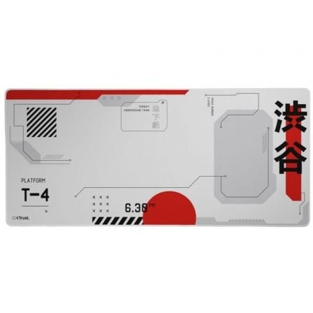 art_tru-alf-gxt-759-xxl-wh_1 Alfombrilla Trust Gaming GXT 759 XXL/ 900 x 400 x 3mm/ Blanca