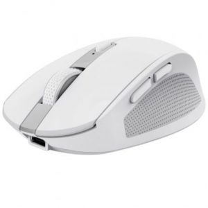 art_tru-mou-ozaa-comp-wh_1 Ratón Inalámbrico Trust Ozaa Compact Wireless/ Batería recargable/ Hasta 3200 DPI/ Blanco