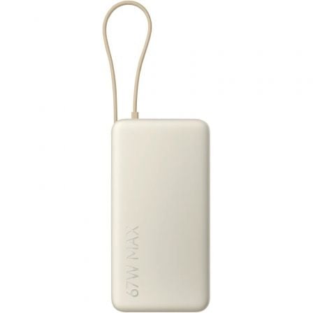 art_xia-bat-67w-pb-icab-20000-bg_1 Powerbank 20000mAh Xiaomi 67W Power Bank Integrated Cable/ 67W/ Beige/ Incluye Cable USB Tipo-C
