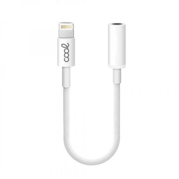 adaptador-conector-lightning-a-jack-35-mm-bluetooth-universal-cool Adaptador Conector Lightning a Jack 3,5 mm (Bluetooth) Universal COOL