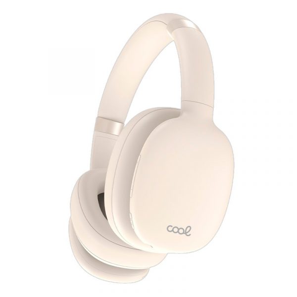 auriculares-stereo-bluetooth-cascos-cool-roller-beige Auriculares Stereo Bluetooth Cascos COOL Roller Beige
