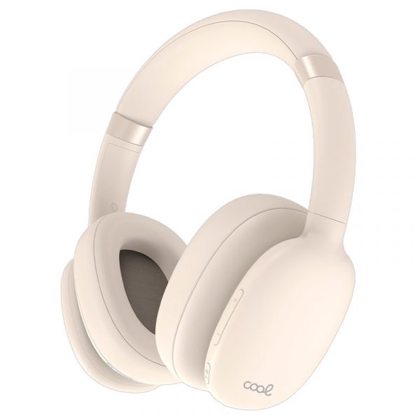 auriculares-stereo-bluetooth-cascos-cool-roller-beige Auriculares Stereo Bluetooth Cascos COOL Roller Beige