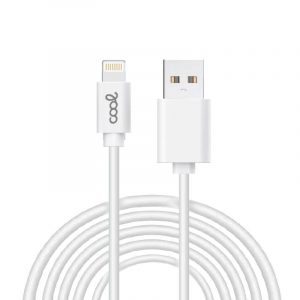 cable-usb-compatible-cool-lightning-para-iphone-ipad-3-metros-blanco Cable USB Compatible COOL Lightning para iPhone / iPad (3 metros) Blanco