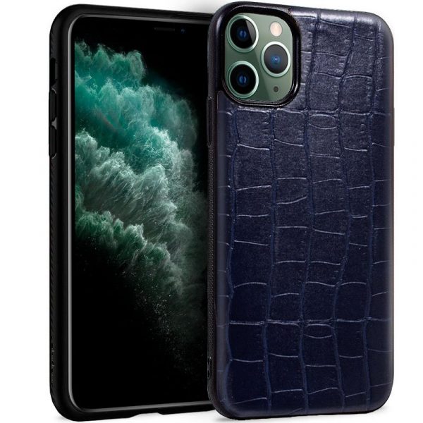carcasa-cool-para-iphone-11-pro-max-leather-crocodile-marino Carcasa COOL para iPhone 11 Pro Max Leather Crocodile Marino