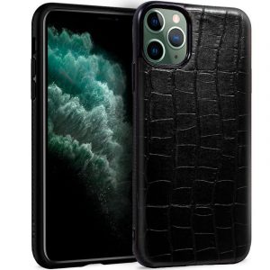 carcasa-cool-para-iphone-11-pro-max-leather-crocodile-negro Carcasa COOL para iPhone 11 Pro Max Leather Crocodile Negro
