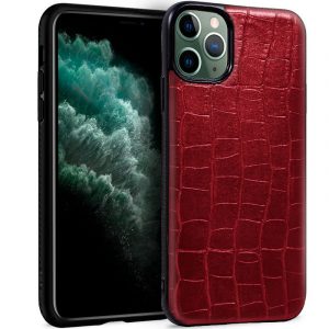 carcasa-cool-para-iphone-11-pro-max-leather-crocodile-rojo Carcasa COOL para iPhone 11 Pro Max Leather Crocodile Rojo