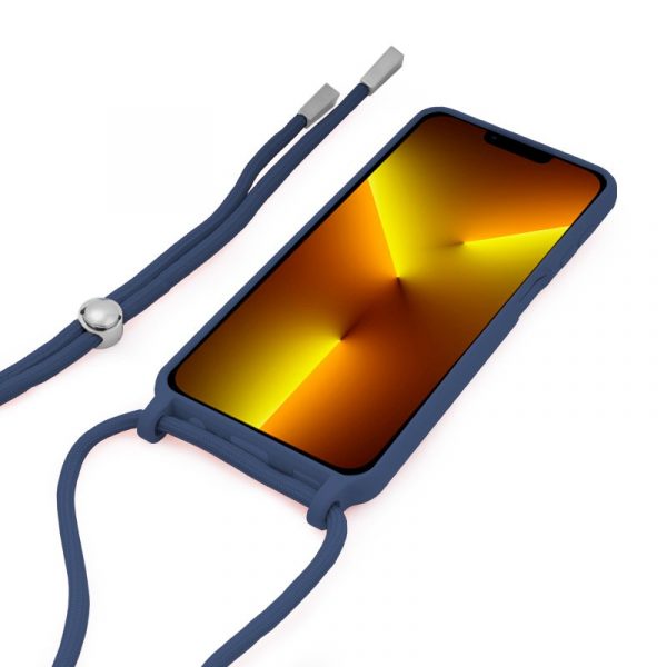 carcasa-cool-para-iphone-13-pro-max-cordon-liso-marino Carcasa COOL para iPhone 13 Pro Max Cordón Liso Marino