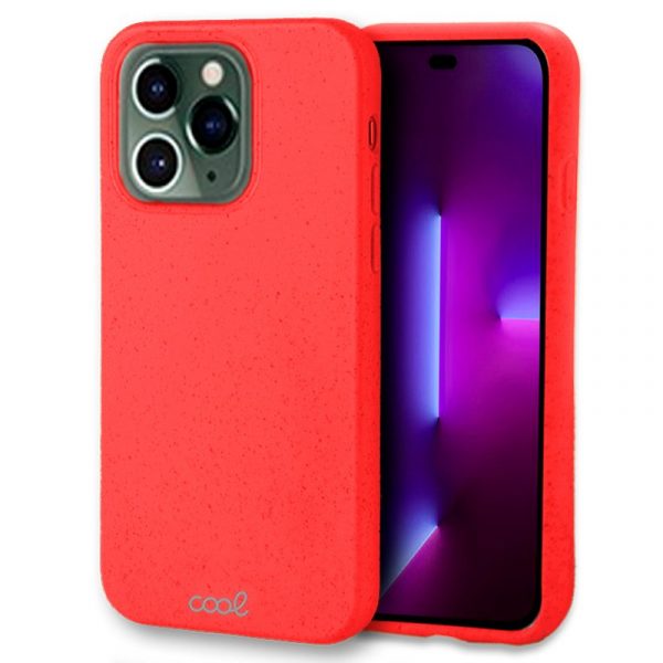 carcasa-cool-para-iphone-14-pro-eco-biodegradable-rojo Carcasa COOL para iPhone 14 Pro Eco Biodegradable Rojo
