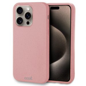 carcasa-cool-para-iphone-15-pro-max-eco-biodegradable-rosa Carcasa COOL para iPhone 15 Pro Max Eco Biodegradable Rosa