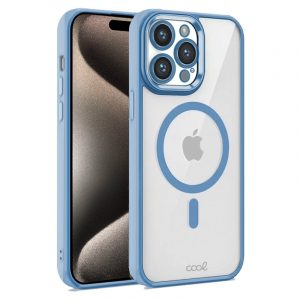 carcasa-cool-para-iphone-15-pro-max-magnetica-borde-celeste Carcasa COOL para iPhone 15 Pro Max Magnética Borde Celeste