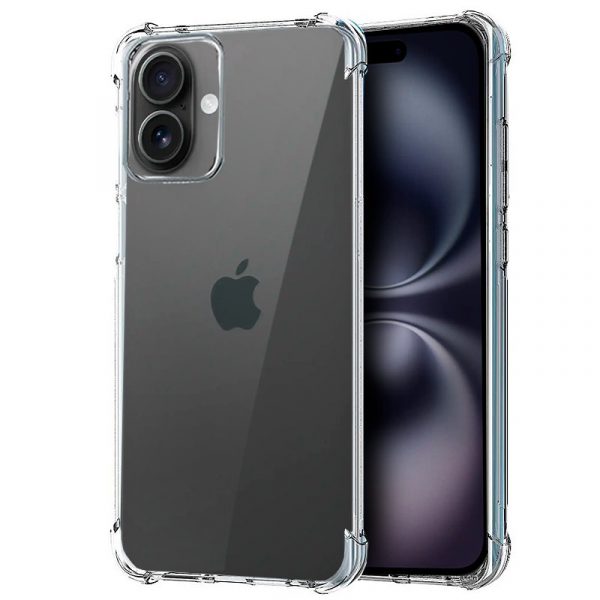 carcasa-cool-para-iphone-16-antishock-transparente Carcasa COOL para iPhone 16 AntiShock Transparente