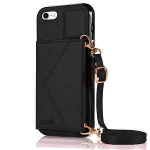 carcasa-cool-para-iphone-7-8-se-2020-se-2022-colgante-wallet-negro Carcasa COOL para iPhone 7 / 8 / SE (2020) / SE (2022) Colgante Wallet Negro