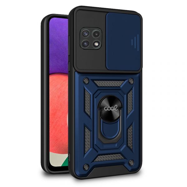 Carcasa COOL para Samsung A226 Galaxy A22 5G Hard Ring Marino