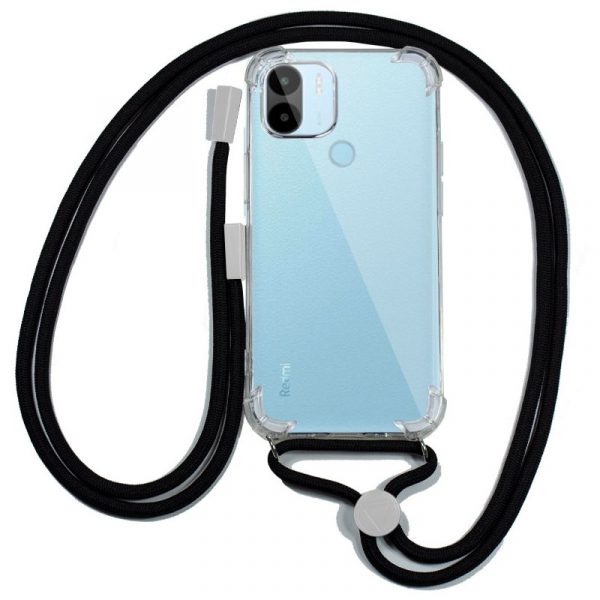 carcasa-cool-para-xiaomi-redmi-a1-plus-a2-plus-cordon-negro Carcasa COOL para Xiaomi Redmi A1 Plus / A2 Plus Cordón Negro