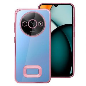 carcasa-cool-para-xiaomi-redmi-a3-borde-metalizado-rosa Carcasa COOL para Xiaomi Redmi A3 Borde Metalizado (Rosa)