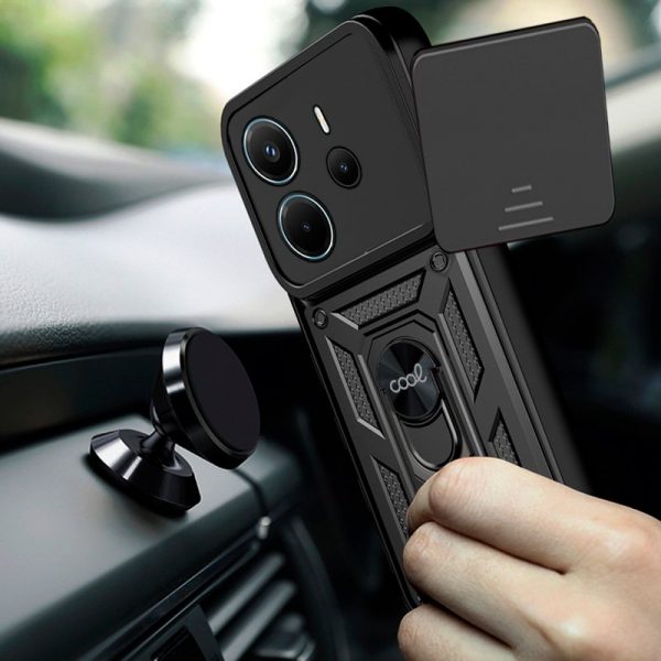 Carcasa COOL para Xiaomi Redmi Note 14 Hard Ring Negro