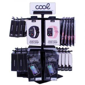 expositor-cool-accesorios-metalico-giratorio-sobremesa-negro Expositor COOL Accesorios Metalico Giratorio Sobremesa (Negro)