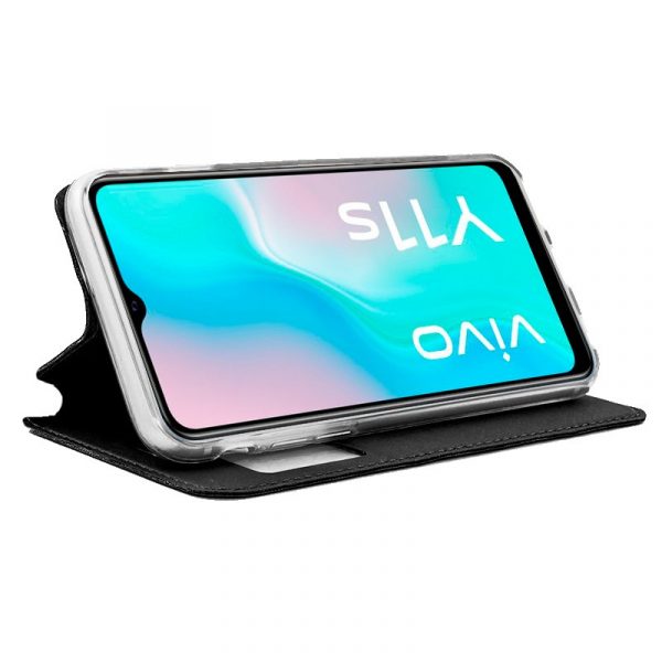 funda-cool-flip-cover-para-vivo-y11s-y20s-liso-negro Funda COOL Flip Cover para Vivo Y11s / Y20s Liso Negro