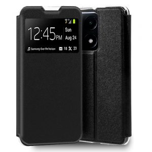 funda-cool-flip-cover-para-xiaomi-poco-x6-pro-5g-liso-negro Funda COOL Flip Cover para Xiaomi Poco X6 Pro 5G Liso Negro