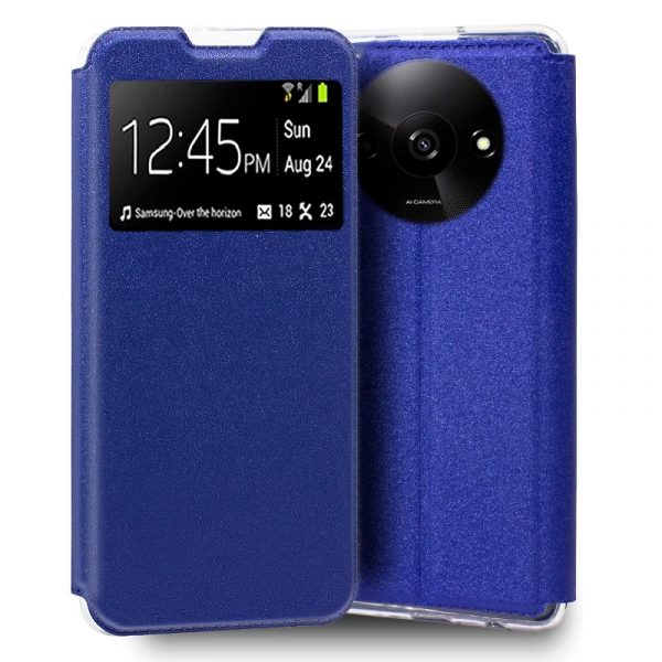 funda-cool-flip-cover-para-xiaomi-redmi-a3-liso-azul Funda COOL Flip Cover para Xiaomi Redmi A3 Liso Azul