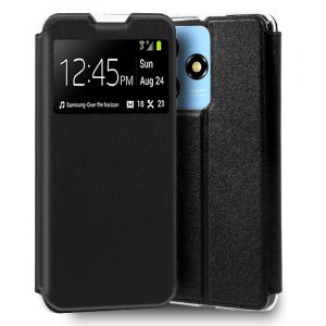 funda-cool-flip-cover-para-zte-blade-a73-liso-negro Funda COOL Flip Cover para ZTE Blade A73 Liso Negro