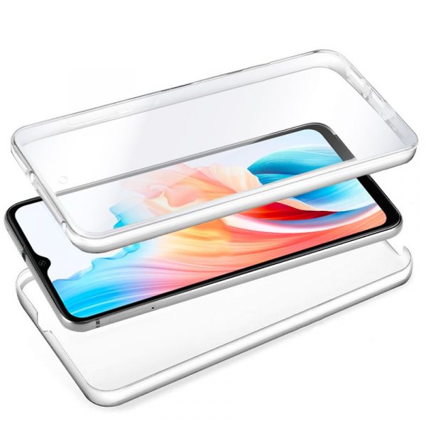funda-cool-silicona-3d-para-oppo-a18-a38-transparente-frontal-trasera Funda COOL Silicona 3D para Oppo A18 / A38 (Transparente Frontal + Trasera)