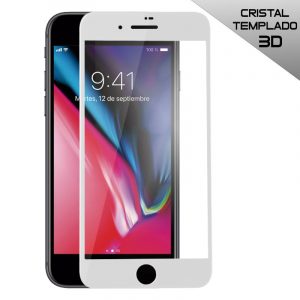 protector-pantalla-cristal-templado-cool-para-iphone-7-plus-iphone-8-plus-full-3d-blanco Protector Pantalla Cristal Templado COOL para iPhone 7 Plus / iPhone 8 Plus (FULL 3D Blanco)