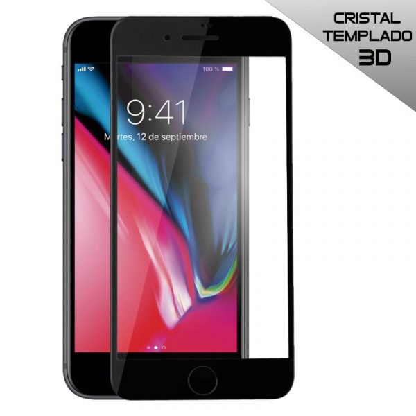 protector-pantalla-cristal-templado-cool-para-iphone-7-plus-iphone-8-plus-full-3d-negro Protector Pantalla Cristal Templado COOL para iPhone 7 Plus / iPhone 8 Plus (FULL 3D Negro)