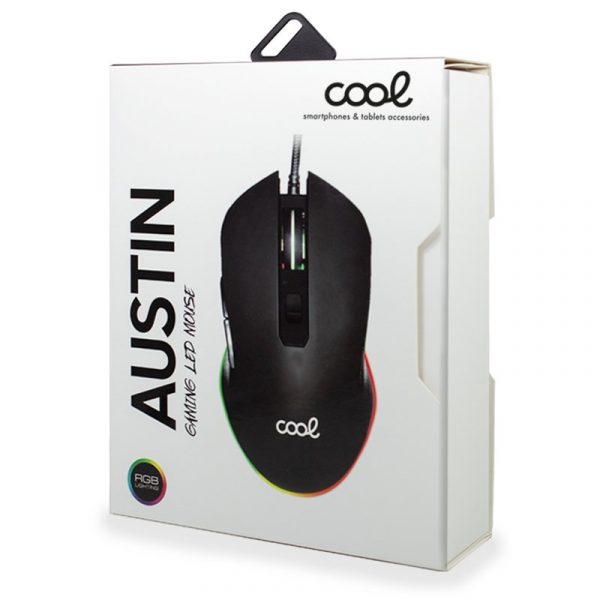 raton-usb-gaming-rgb-iluminacion-cool-austin-negro Ratón USB Gaming RGB (Iluminación) COOL Austin Negro