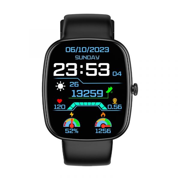 smartwatch-cool-border-silicona-negro-llamadas-salud-deporte Smartwatch COOL Border Silicona Negro (Llamadas, Salud, Deporte)
