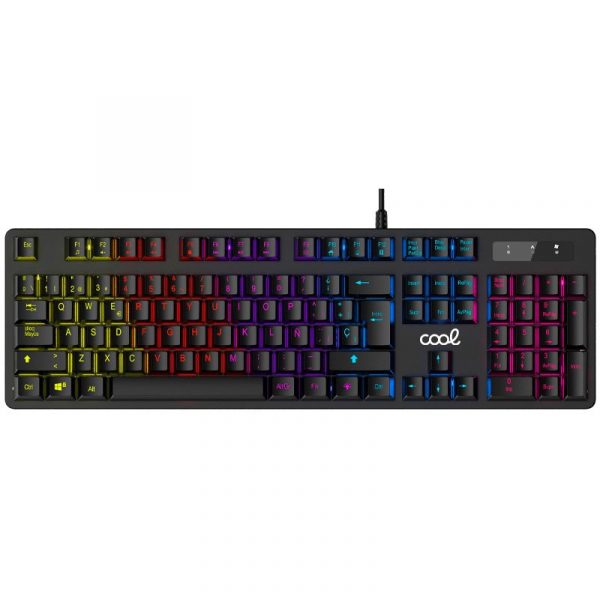 teclado-pc-gaming-mecanico-usb-cable-cool-austin-espanol Teclado PC Gaming Mecánico USB Cable COOL Austin (Español)