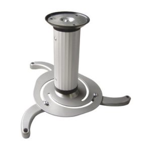 0_082125 TooQ - Soporte de techo para proyector PJ1010TN-S - Giratorio, inclinble - 10KG - 360º - distancia del techo 80-170mm - Plata