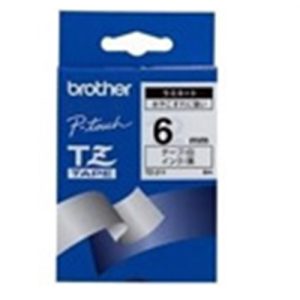 Brother_Black_on_White_Gloss_Laminated_Tape_6mm_TZ_057080 BROTHER CINTA ROTULADORA LAMINADA NEGRO/BLANCO 8M 6MM PT-/1950VP T1