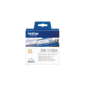 BROTHER ETIQUETA PRECORTADA BLANCA PAPEL 17X54MM 400 ETIQUETAS QL-/500/550/650TD