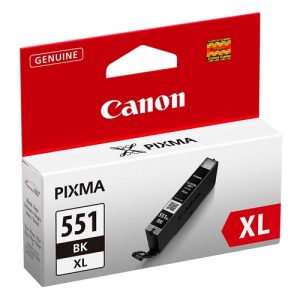 Canon_CLI551XL_BK_088582 CANON CARTUCHO NEGRO CLI551XL 22ML MG/5450/6350 IP/7250
