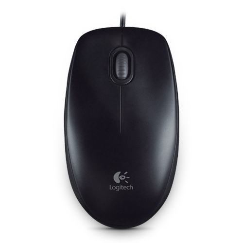 Raton_Optico_Logitech_LGT910003357_093386 Logitech B100 - Ratón - óptico - 3 botones - cableado - USB - negro