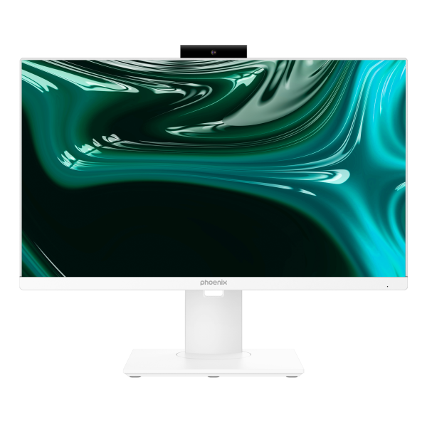 MGS0000016093-0 Ordenador pc all in one aio phoenix unity 23.8 pulgadas fhd ajustable altura y rotativo - web cam - intel i5 12400 - 16 gb ddr4 - 1 tb ssd blanco windows 11